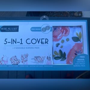 Bebe au Lait Pure & Simple 5-in-1 Floral Cover